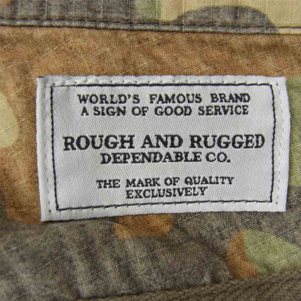 ROUGH and RUGGED ラフアンドラゲッド RR17-5-P02 DART DIVER ダート ダイバー カモ柄 ショートパンツ マルチカラー系 3【新古品】【未使用】【中古】