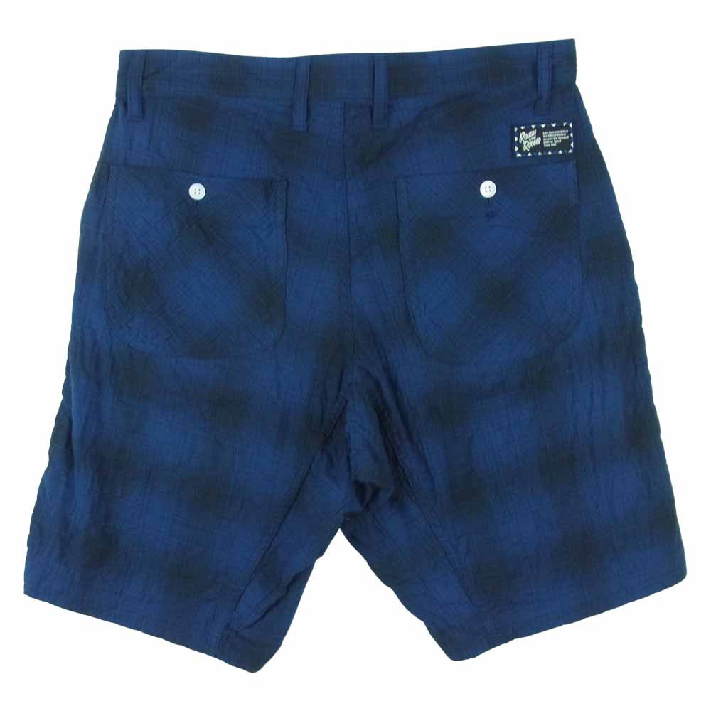 ROUGH and RUGGED ラフアンドラゲッド RR13-5-P02 RYAN ライアン ショート パンツ ブルー系 S【新古品】【未使用】【中古】