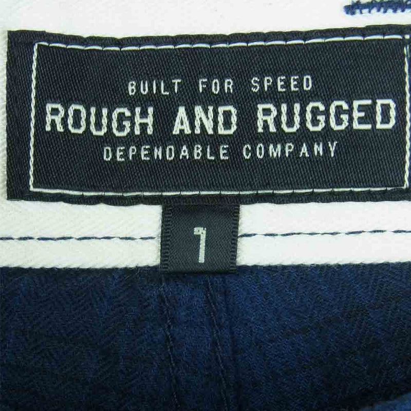 ROUGH and RUGGED ラフアンドラゲッド RR13-5-P02 RYAN ライアン ショート パンツ ブルー系 S【新古品】【未使用】【中古】