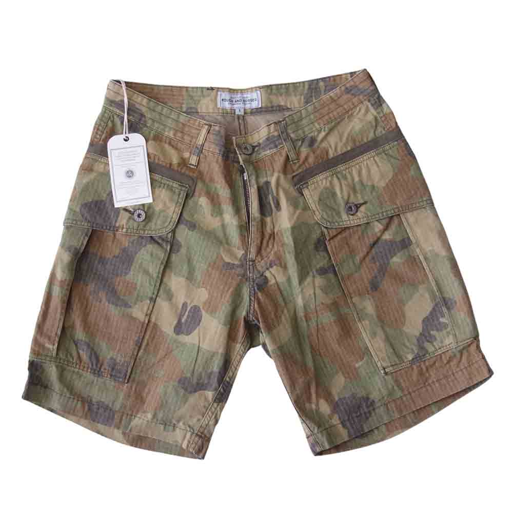 ROUGH and RUGGED ラフアンドラゲッド RR17-5-P02 DART DIVER ダート ダイバー カモ柄 ショートパンツ マルチカラー系 1【新古品】【未使用】【中古】