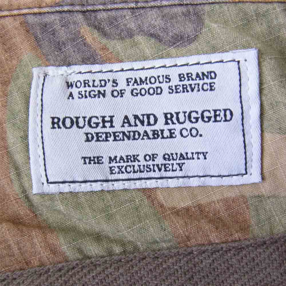 ROUGH and RUGGED ラフアンドラゲッド RR17-5-P02 DART DIVER ダート ダイバー カモ柄 ショートパンツ マルチカラー系 4【新古品】【未使用】【中古】