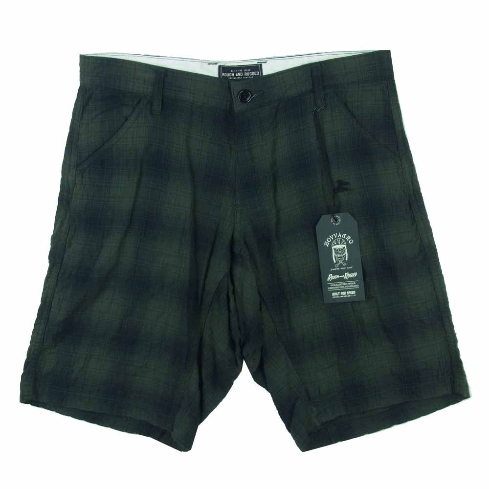 ROUGH and RUGGED ラフアンドラゲッド RR13-5-P02 RYAN ライアン ショート パンツ グリーン系 M【新古品】【未使用】【中古】