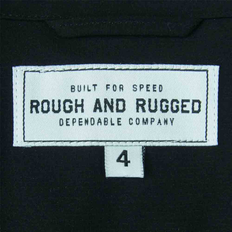 ROUGH and RUGGED ラフアンドラゲッド 18SS RR18-4-J01 SNIFF スニフ トラベル ジャケット ブラック系 XL【新古品】【未使用】【中古】