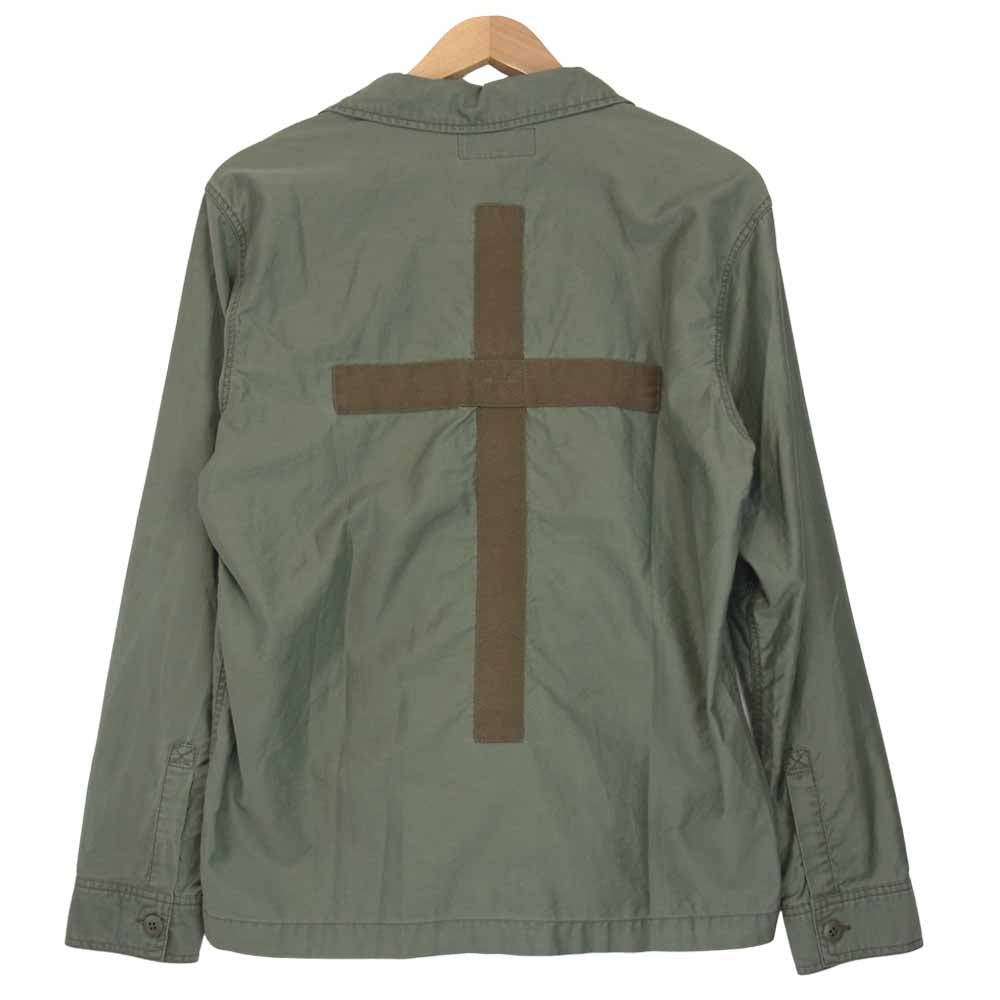 ROUGH and RUGGED ラフアンドラゲッド RR17-2-S01 DENIRO デニーロ 長袖 シャツ オリーブ系 2【新古品】【未使用】【中古】