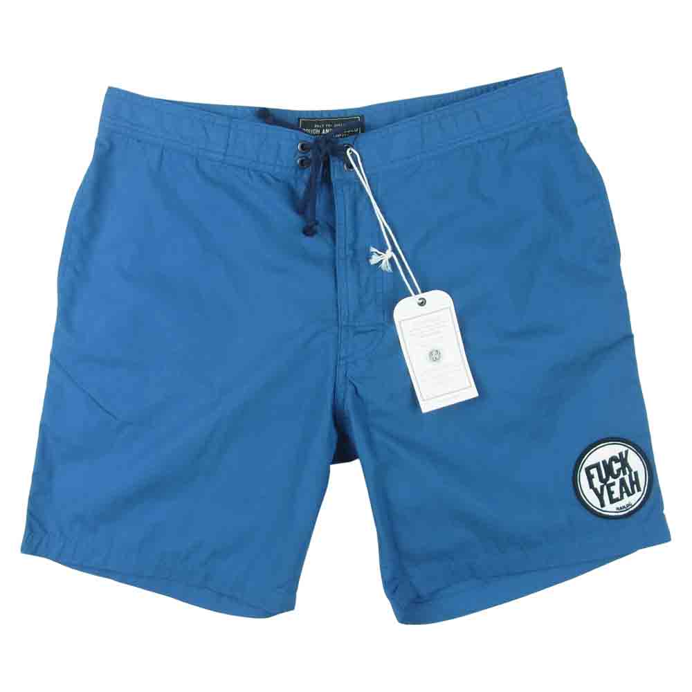 ROUGH and RUGGED ラフアンドラゲッド RR16-6-P01 SIMS スイム ショート パンツ ブルー系 L【新古品】【未使用】【中古】