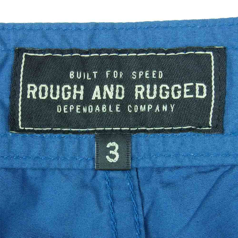 ROUGH and RUGGED ラフアンドラゲッド RR16-6-P01 SIMS スイム ショート パンツ ブルー系 L【新古品】【未使用】【中古】