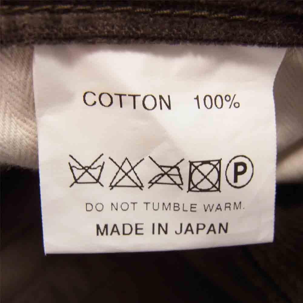 ROUGH and RUGGED ラフアンドラゲッド RR17-10-P01 EDGE エッジ コーデュロイ パンツ ブラウン系 2【新古品】【未使用】【中古】