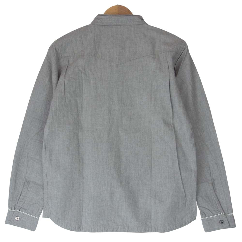 ROUGH and RUGGED ラフアンドラゲッド RR17-3-S01 VINCENT ヴィンセント 長袖 シャツ グレー系 1【新古品】【未使用】【中古】