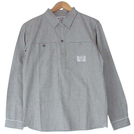 ROUGH and RUGGED ラフアンドラゲッド RR17-3-S01 VINCENT ヴィンセント 長袖 シャツ グレー系 2【新古品】【未使用】【中古】