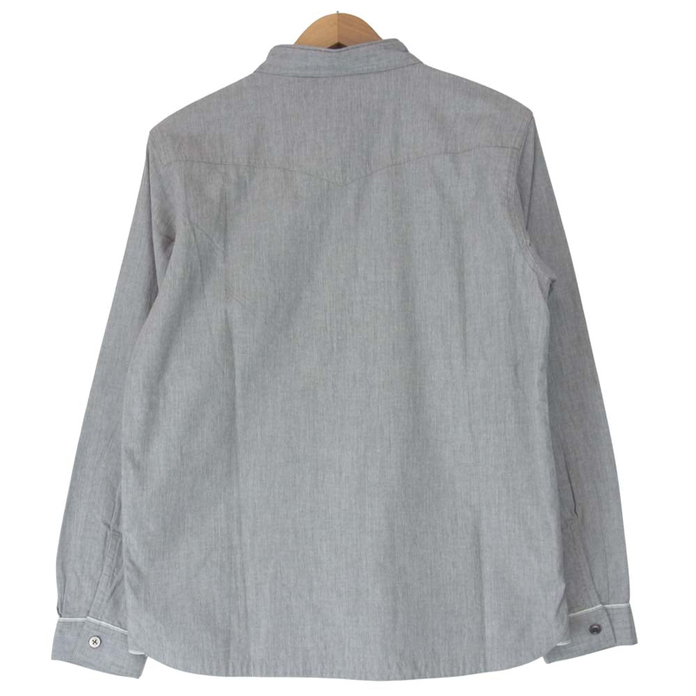 ROUGH and RUGGED ラフアンドラゲッド RR17-3-S01 VINCENT ヴィンセント 長袖 シャツ グレー系 2【新古品】【未使用】【中古】