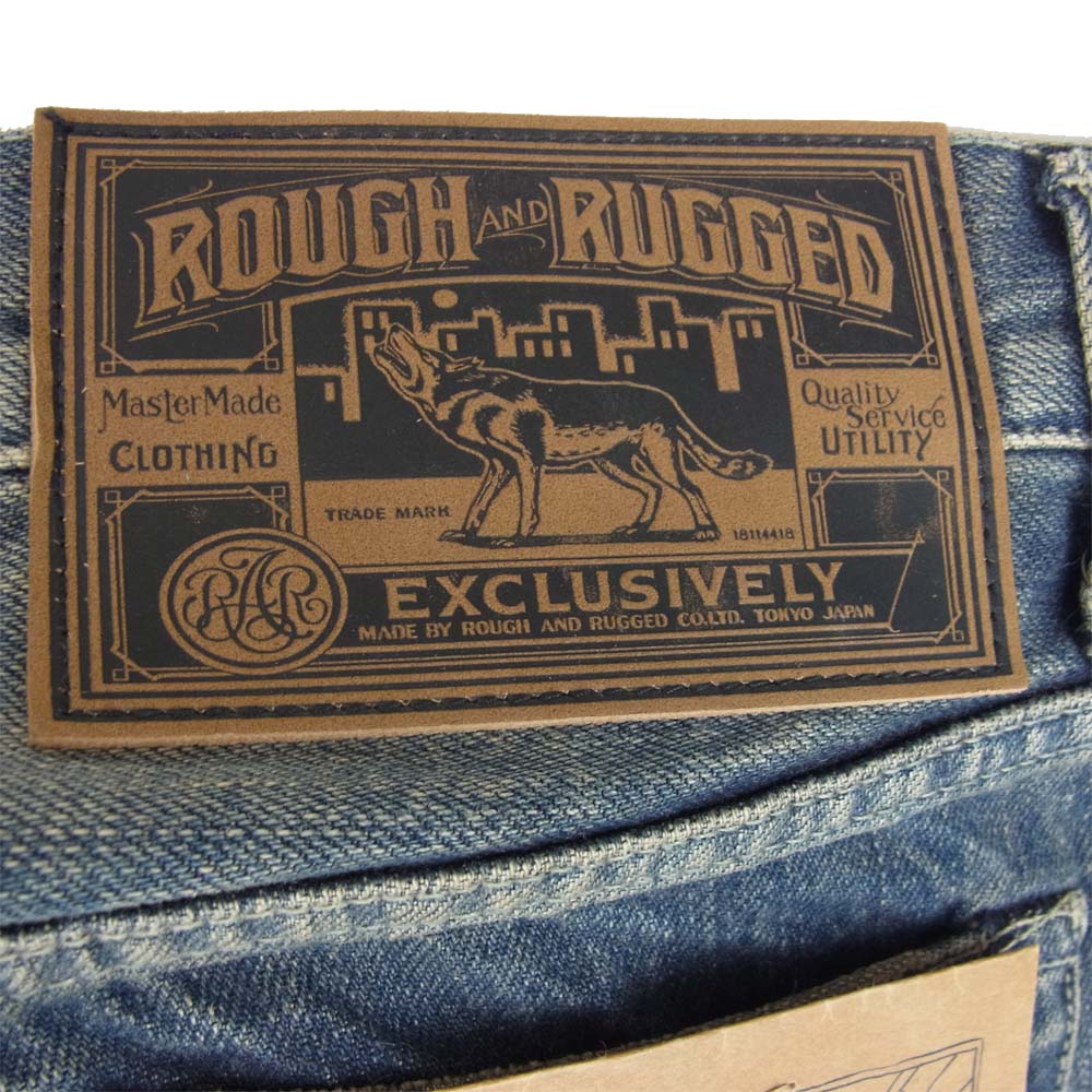 ROUGH and RUGGED ラフアンドラゲッド RR16-7-P04 FOUL MARVIN フォール マーヴィン デニムパンツ インディゴブルー系 1【新古品】【未使用】【中古】