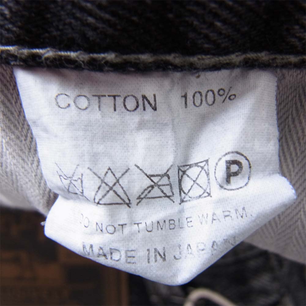 ROUGH and RUGGED ラフアンドラゲッド RR17-8-P01 FOUL MARVIN フォール マーヴィン デニムパンツ ブラック系 3【新古品】【未使用】【中古】