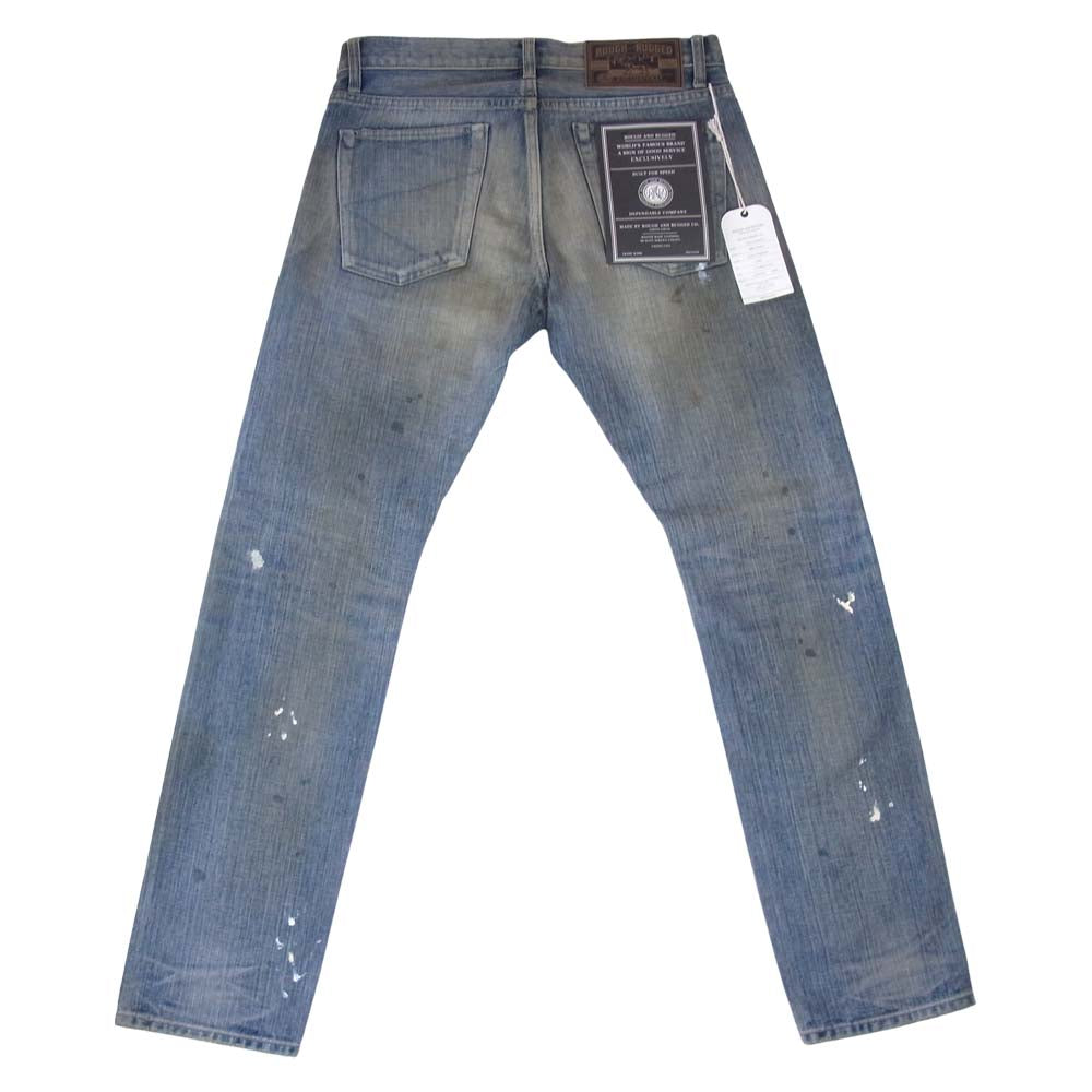 ROUGH and RUGGED ラフアンドラゲッド RR17-8-P01 FOUL MARVIN フォール マーヴィン デニムパンツ インディゴブルー系 2【新古品】【未使用】【中古】