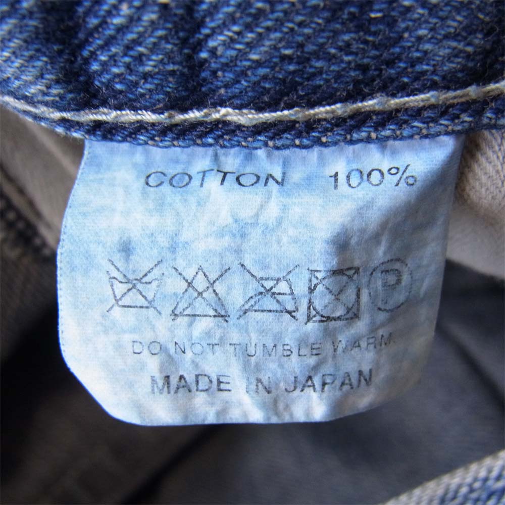 ROUGH and RUGGED ラフアンドラゲッド RR17-8-P01 FOUL MARVIN フォール マーヴィン デニムパンツ インディゴブルー系 2【新古品】【未使用】【中古】