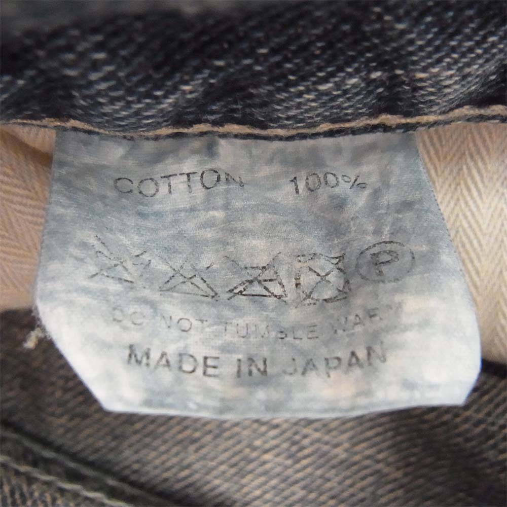 ROUGH and RUGGED ラフアンドラゲッド RR17-2-P04 FOUL EDGE ファウル エッジ デニムパンツ インディゴブルー系 3【新古品】【未使用】【中古】