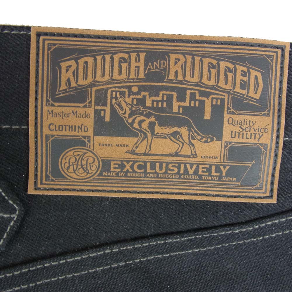 ROUGH and RUGGED ラフアンドラゲッド 18SS RR-DALLAS DALLAS ダラス セルビッチ デニムパンツ ブラック系 2【新古品】【未使用】【中古】