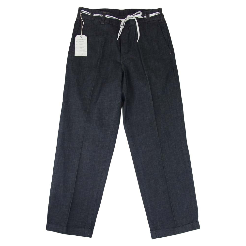 ROUGH and RUGGED ラフアンドラゲッド 19SS RR19-2-P02 DENIM CHINOS デニム チノ パンツ インディゴブルー系 1【新古品】【未使用】【中古】