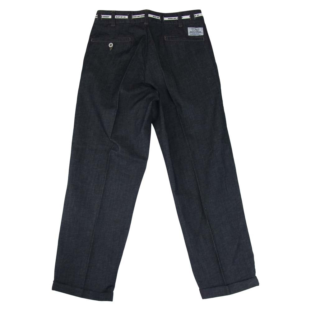 ROUGH and RUGGED ラフアンドラゲッド 19SS RR19-2-P02 DENIM CHINOS デニム チノ パンツ インディゴブルー系 1【新古品】【未使用】【中古】
