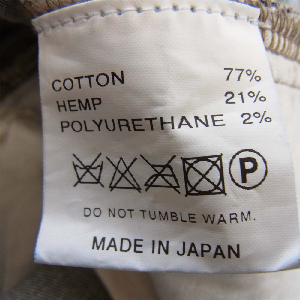 ROUGH and RUGGED ラフアンドラゲッド 19SS RR19-2-P02 DENIM CHINOS デニム チノ パンツ インディゴブルー系 1【新古品】【未使用】【中古】