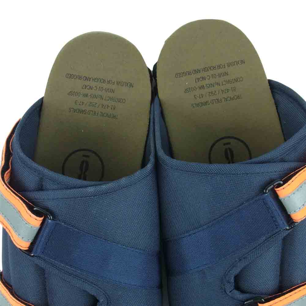 ROUGH and RUGGED ラフアンドラゲッド RR17-4-A01 ネクサスセブン NEXUS Ⅶ RR SANDAL サンダル ネイビー系 M【極上美品】【中古】