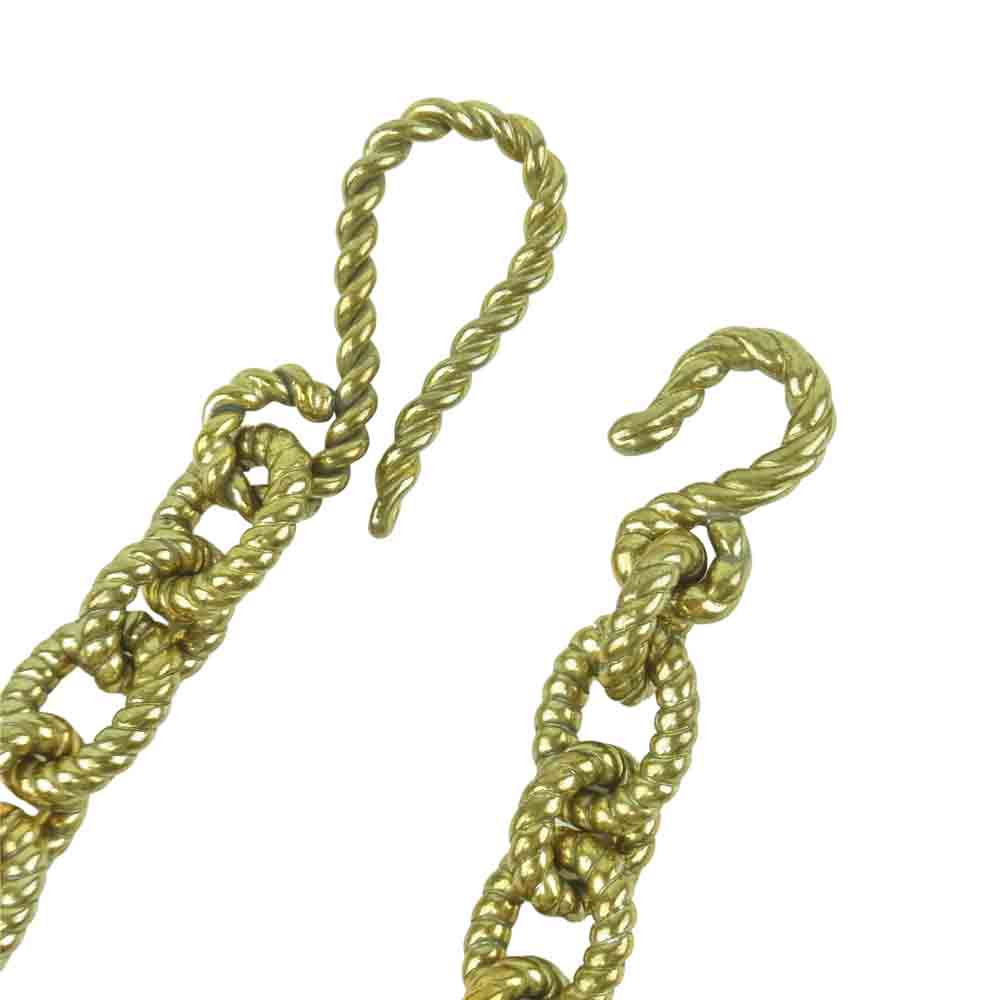 LARRY SMITH ラリースミス RR13-5-A03 ラフアンドラゲッド ROUGH AND RUGGED 60S ROPE CHAIN ブラス ロープ ウォレット チェーン ゴールド系 FREE【新古品】【未使用】【中古】