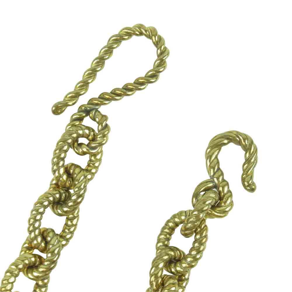 LARRY SMITH ラリースミス RR13-5-A03 ラフアンドラゲッド ROUGH AND RUGGED 60S ROPE CHAIN ブラス ロープ ウォレット チェーン ゴールド系 FREE【新古品】【未使用】【中古】
