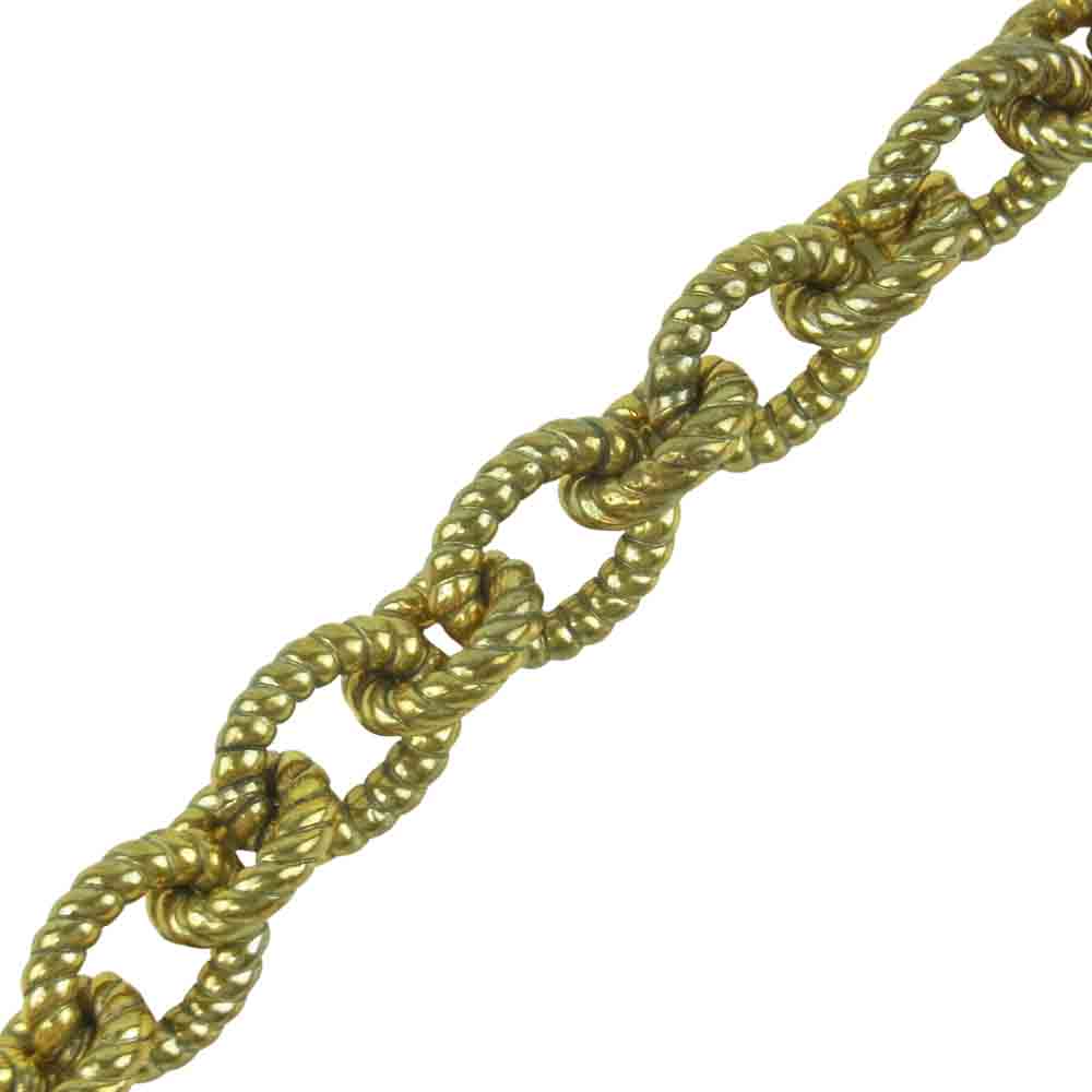 LARRY SMITH ラリースミス RR13-5-A03 ラフアンドラゲッド ROUGH AND RUGGED 60S ROPE CHAIN ブラス ロープ ウォレット チェーン ゴールド系 FREE【新古品】【未使用】【中古】