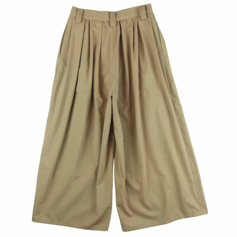 Needles ニードルス DI165 ハイウエスト タック パンツ 日本製 ライトブラウン系 1【中古】