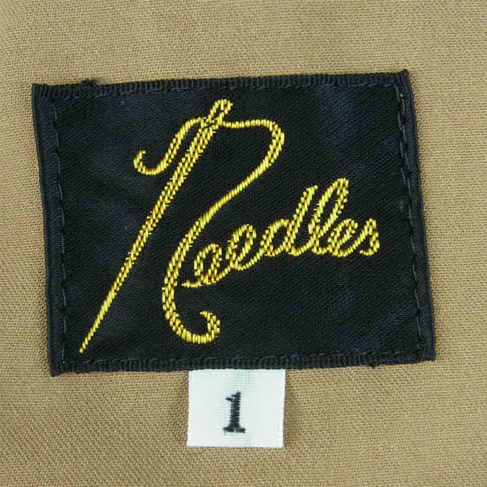 Needles ニードルス DI165 ハイウエスト タック パンツ 日本製 ライトブラウン系 1【中古】