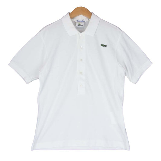 JUNYA WATANABE COMME des GARCONS ジュンヤワタナベコムデギャルソン WQ-T002 LACOSTE ラコステ 半袖 ポロシャツ ホワイト系 S【中古】