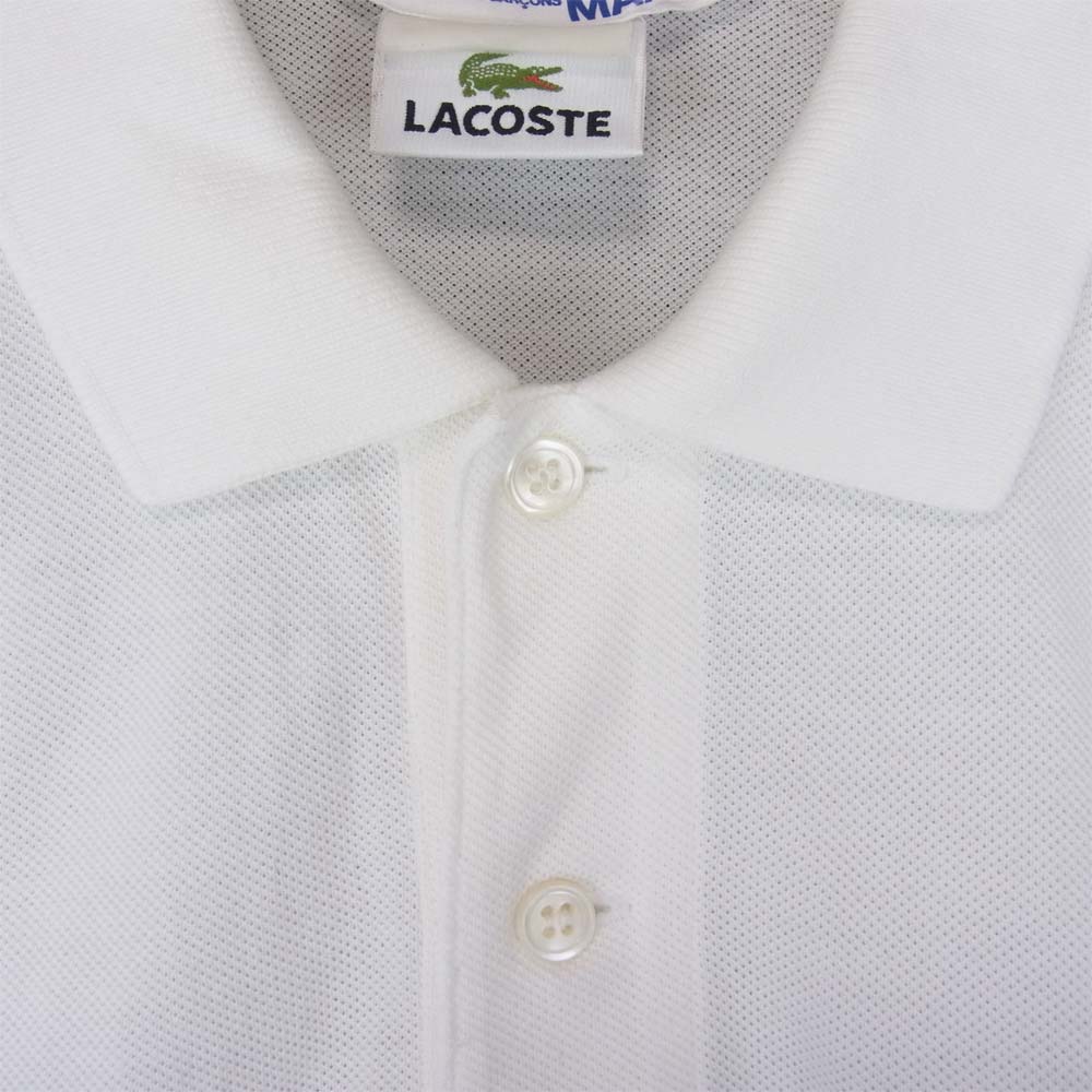 JUNYA WATANABE COMME des GARCONS ジュンヤワタナベコムデギャルソン WQ-T002 LACOSTE ラコステ 半袖 ポロシャツ ホワイト系 S【中古】