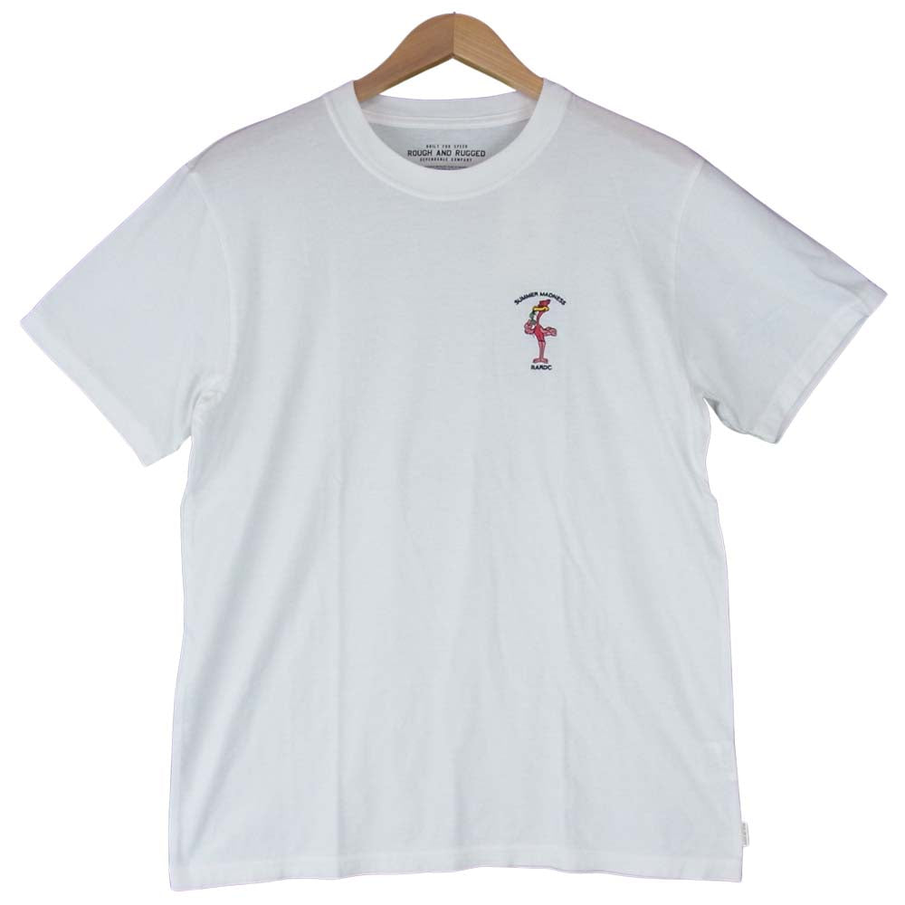 ROUGH and RUGGED ラフアンドラゲッド 19SS RR19-6-T04 DESIGN CT-06 刺? Tシャツ ホワイト系 1【新古品】【未使用】【中古】