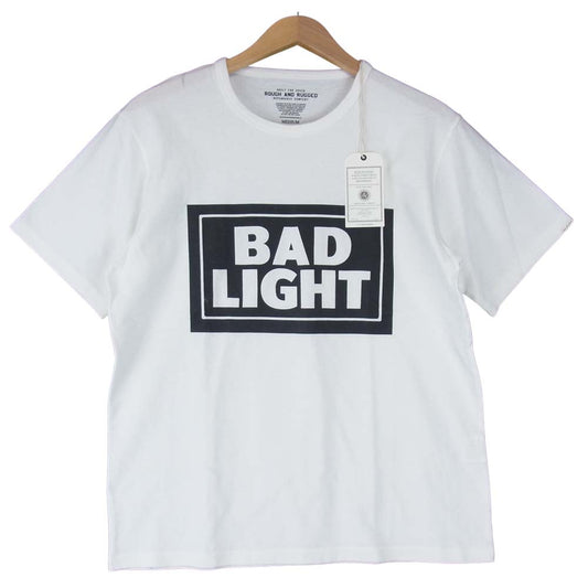 ROUGH and RUGGED ラフアンドラゲッド 17AW RR17-7-T02 DESIGN CT-02 プリント Tシャツ ホワイト系 2【新古品】【未使用】【中古】