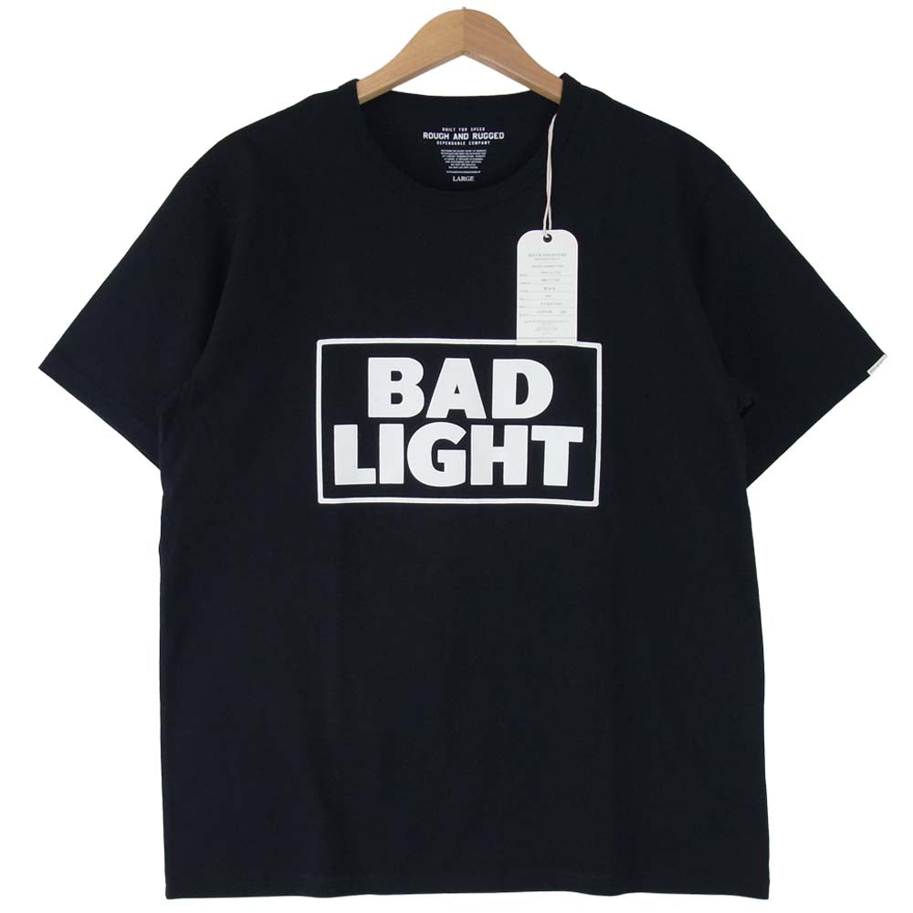 ROUGH and RUGGED ラフアンドラゲッド 17AW RR17-7-T02 DESIGN CT-02 プリント Tシャツ ブラック系 3【新古品】【未使用】【中古】