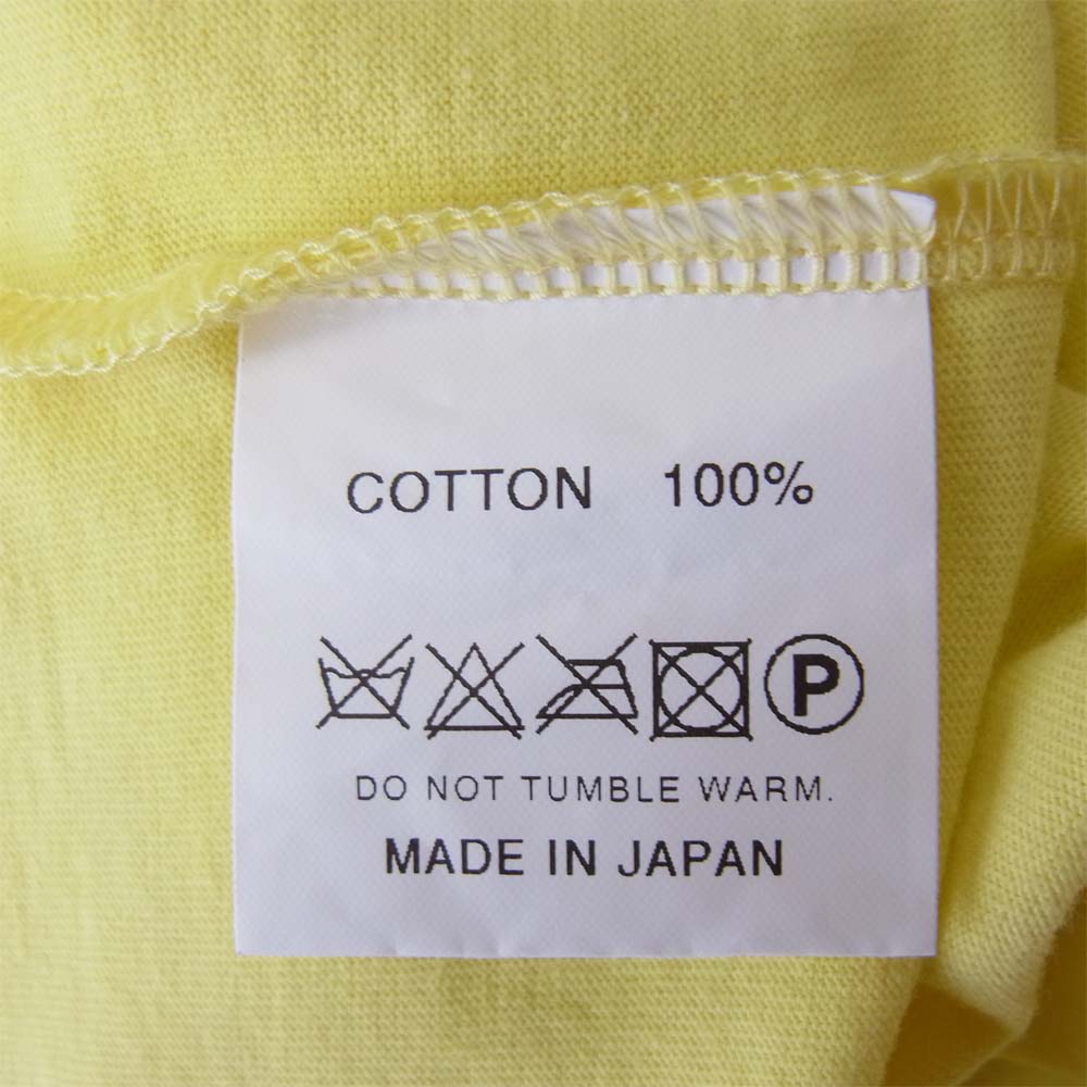 ROUGH and RUGGED ラフアンドラゲッド 19AW RR19-6-P03 DESIGN CT-05 半袖 Tシャツ イエロー系 2【新古品】【未使用】【中古】