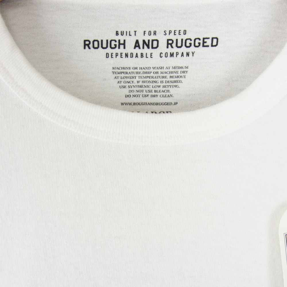 ROUGH and RUGGED ラフアンドラゲッド 20AW RR20-5-T05 DESIGN CT HIGH HOPES ハイホープス Tシャツ ホワイト系 4【新古品】【未使用】【中古】