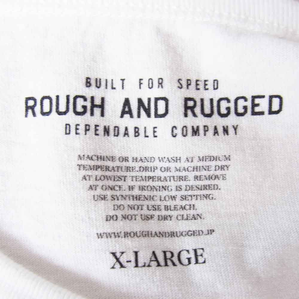 ROUGH and RUGGED ラフアンドラゲッド 20AW RR20-5-T05 DESIGN CT HIGH HOPES ハイホープス Tシャツ ホワイト系 4【新古品】【未使用】【中古】