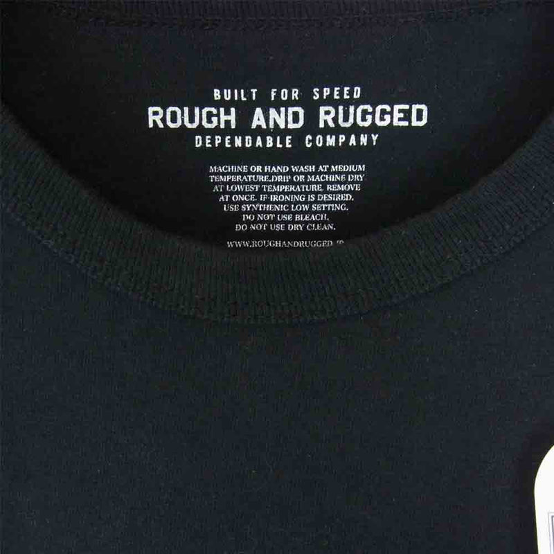 ROUGH and RUGGED ラフアンドラゲッド 18SS RR18-6-T01 DESIGN CT-04 プリント Tシャツ ブラック系 2【新古品】【未使用】【中古】