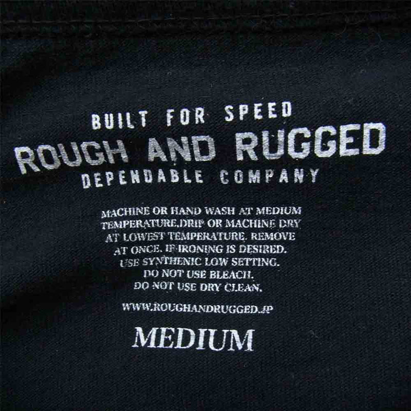 ROUGH and RUGGED ラフアンドラゲッド 18SS RR18-6-T01 DESIGN CT-04 プリント Tシャツ ブラック系 2【新古品】【未使用】【中古】