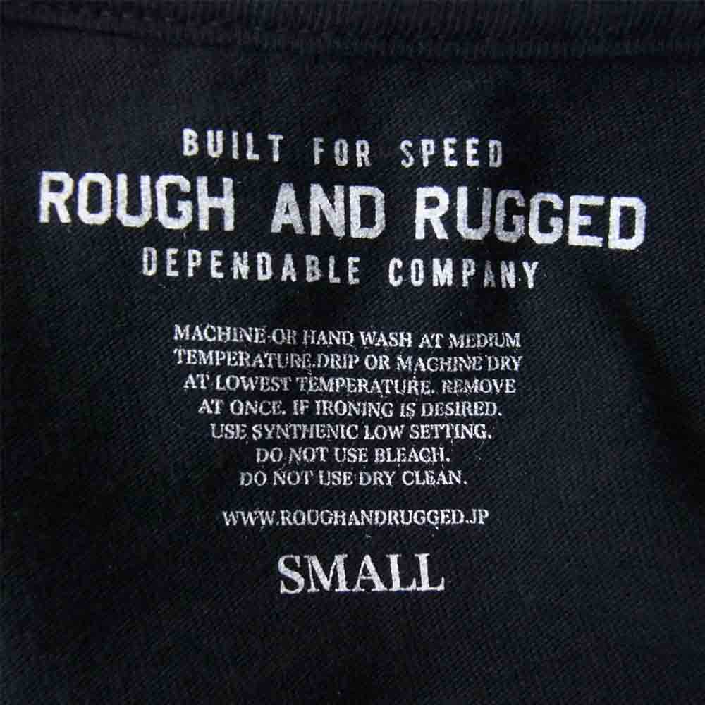 ROUGH and RUGGED ラフアンドラゲッド 18AW RR18-8-T03 DESIGN LS-02 CROSS クロス ロングスリーブ Tシャツ ブラック系 1【新古品】【未使用】【中古】