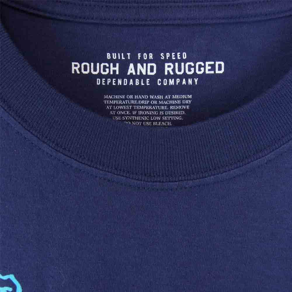 ROUGH and RUGGED ラフアンドラゲッド 19SS RR19-6-T02 DESIGN CT-04 プリント Tシャツ パープル系 3【新古品】【未使用】【中古】