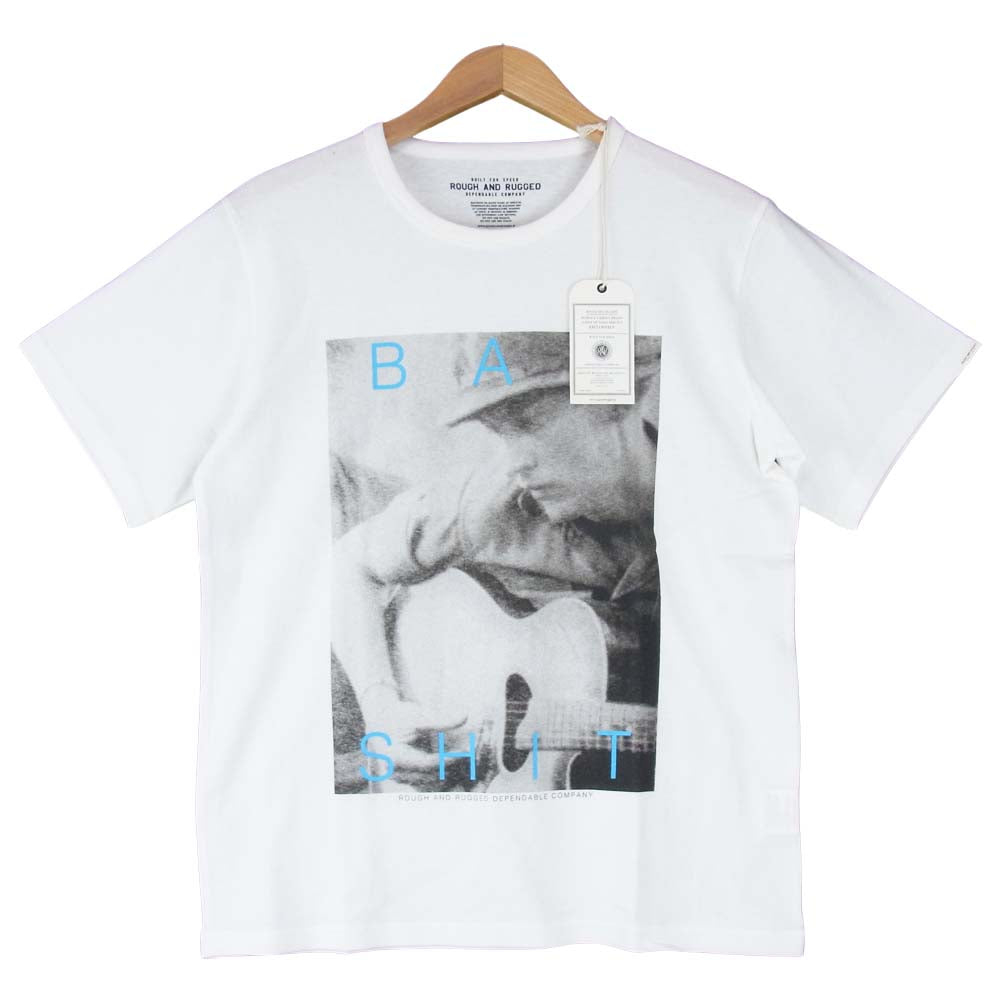 ROUGH and RUGGED ラフアンドラゲッド RR17-5-T03 DESIGN CT-04 PHOTO GRAPHICS Tシャツ ホワイト系 S【新古品】【未使用】【中古】