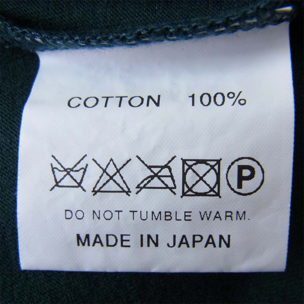 ROUGH and RUGGED ラフアンドラゲッド 19SS RR19-5-T02 DESIGN CT-01 クルーネック ショートスリーブ T?シャツ ダークグリーン系 3【新古品】【未使用】【中古】