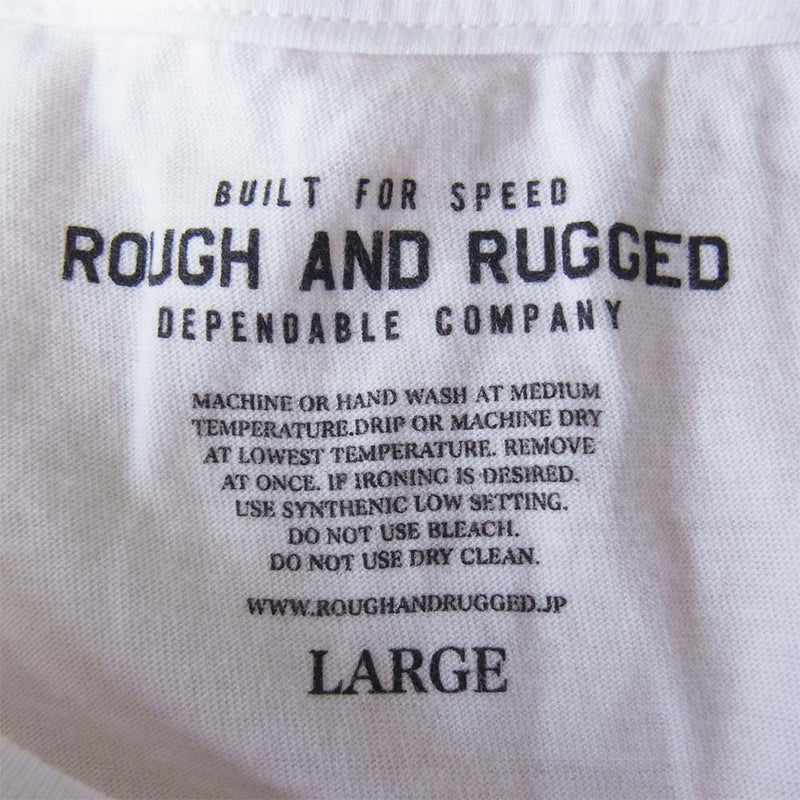 ROUGH AND RUGGED ショートスリーブ Tシャツ 1 ブラック /●
