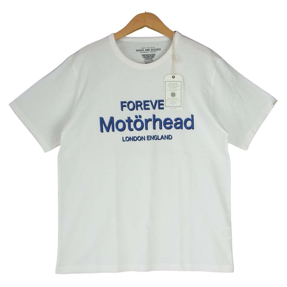 ROUGH and RUGGED ラフアンドラゲッド RR17-4-T04 DESIGN CT-01 半袖 Tシャツ ホワイト系 2【新古品】【未使用】【中古】