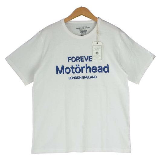 ROUGH and RUGGED ラフアンドラゲッド RR17-4-T04 DESIGN CT-01 半袖 Tシャツ ホワイト系 2【新古品】【未使用】【中古】