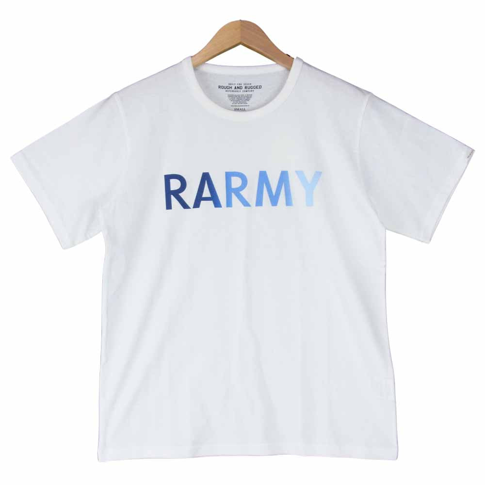 ROUGH and RUGGED ラフアンドラゲッド RR17-5-T01 DESIGN CT-02 半袖 Tシャツ ホワイト系 1【新古品】【未使用】【中古】