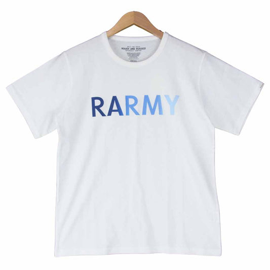 ROUGH and RUGGED ラフアンドラゲッド RR17-5-T01 DESIGN CT-02 半袖 Tシャツ ホワイト系 1【新古品】【未使用】【中古】