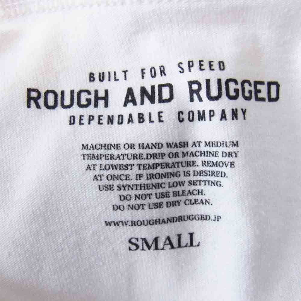 ROUGH and RUGGED ラフアンドラゲッド RR17-5-T01 DESIGN CT-02 半袖 Tシャツ ホワイト系 1【新古品】【未使用】【中古】