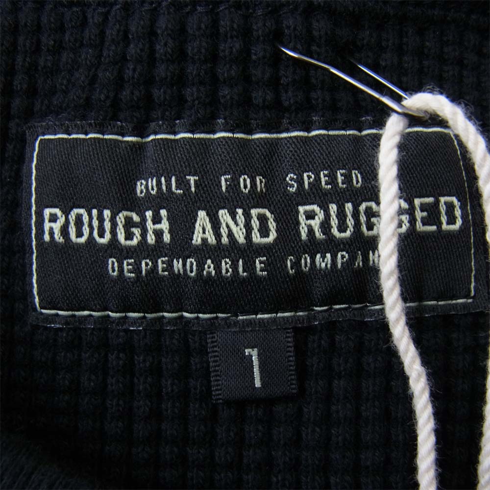 ROUGH and RUGGED ラフアンドラゲッド RR17-10-T01 BLOCK ブロック ニット ブラック系 1【新古品】【未使用】【中古】